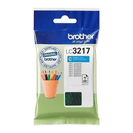 3217C - Cart. Encre Marque Brother LC3217C - Cyan