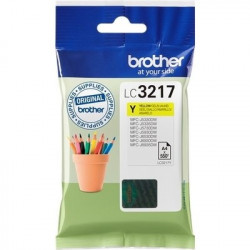 3217Y - Cart. Encre Marque Brother LC3217Y - Jaune