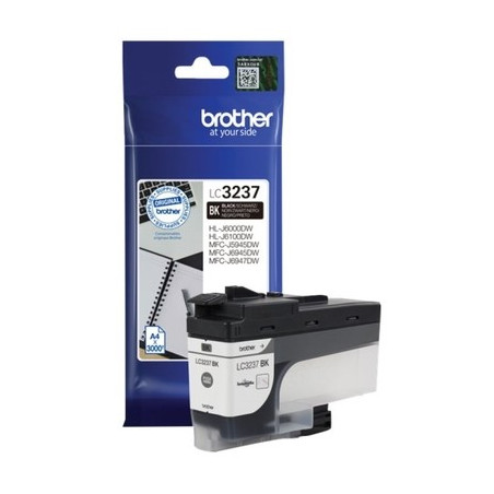 3237BK - Cart. Encre Marque Brother LC3237BK - noir