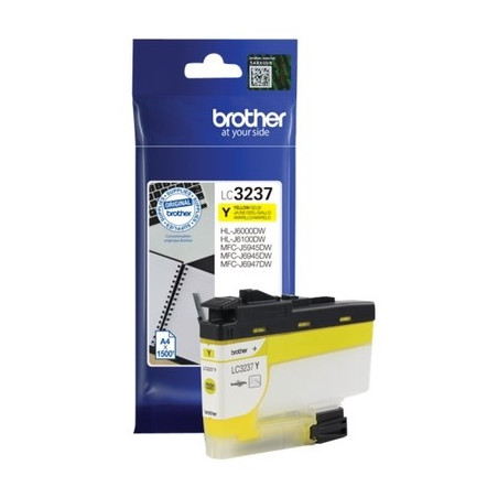 3237Y - Cart. Encre Marque Brother LC3237Y - Jaune