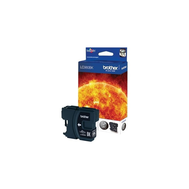 980 - Cart. Encre Marque Brother LC980B - noir
