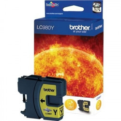 980 - Cart. Encre Marque Brother LC980Y - Jaune