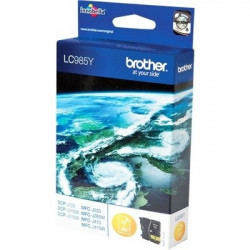 985 - Cart. Encre Marque Brother LC985 Y - Jaune