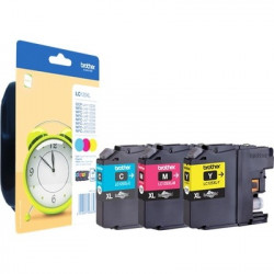 125 - Pack x 3 Cart. Encre Marque Brother LC125XLRBWBP - Cyan Magenta Jaune