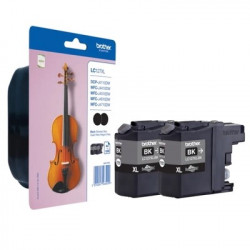 127 - Pack x 2 Cart. Encre Marque Brother LC127XLBKBP2 - noir