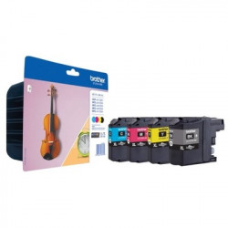 127 - Pack x 4 Cart. Encre Marque Brother LC127XLVALBP - Noir Cyan Magenta Jaune