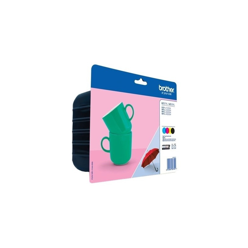 227 - Pack x 4 Cart. Encre Marque Brother LC227XLVALBP - Noir Cyan Magenta Jaune