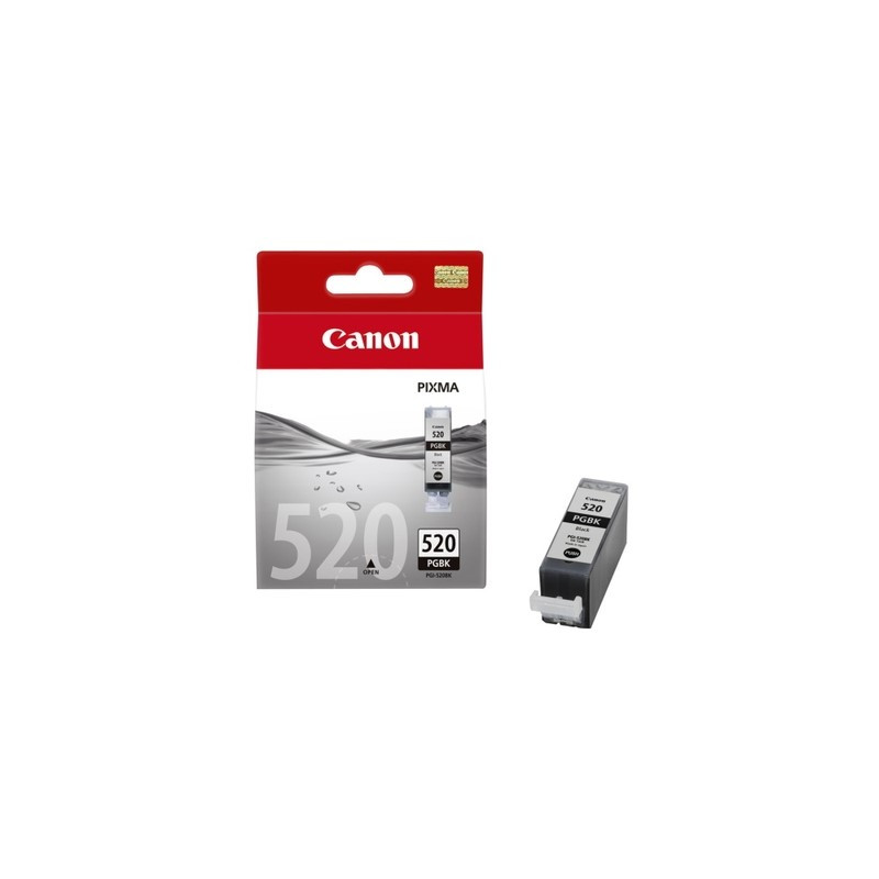 520 - Pack x 2 Cart. Encre Marque Canon PGI-520, 2932B012 - noir