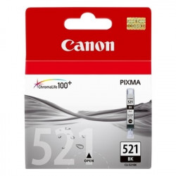 521 - Cart. Encre Marque Canon CLI-521B, 2933B001 - Photo noir
