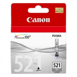 521 - Cart. Encre Marque Canon CLI-521GY, 2937B001 - Gris