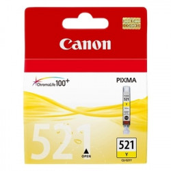 521 - Cart. Encre Marque Canon CLI-521Y, 2936B001 - Jaune