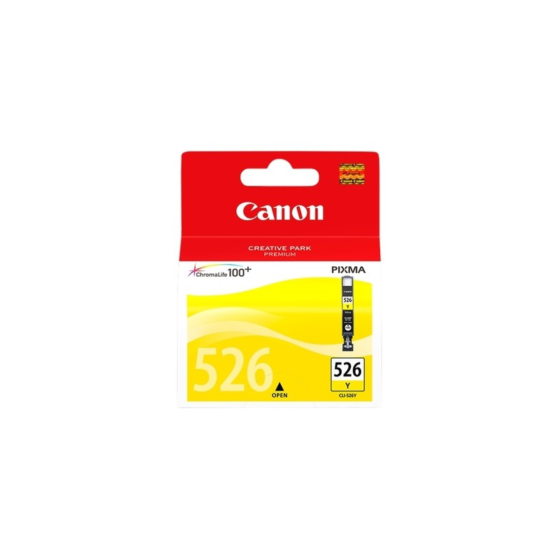 526 - Cart. Encre Marque Canon CLI-526Y, 4543B001 - Jaune