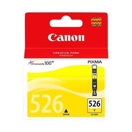 526 - Cart. Encre Marque Canon CLI-526Y, 4543B001 - Jaune