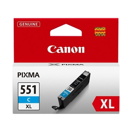 551XL - Cart. Encre Marque Canon CLI551CXL, 6444B001 - Cyan