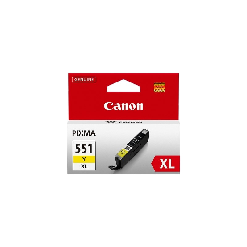 551XL - Cart. Encre Marque Canon CLI551YXL, 6446B001 - Jaune