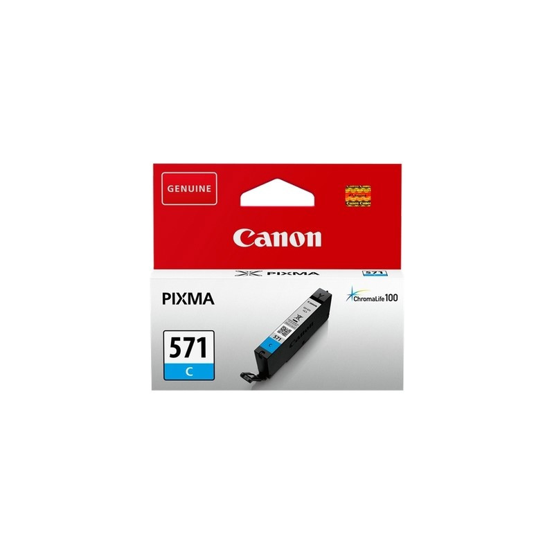 571 - Cart. Encre Marque Canon 0386C001 - Cyan