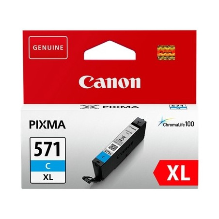 571XL - Cart. Encre Marque Canon 0332C001 - Cyan