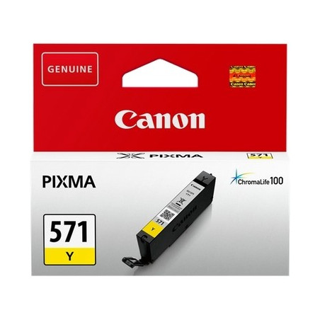 571 - Cart. Encre Marque Canon 0388C001 - Jaune