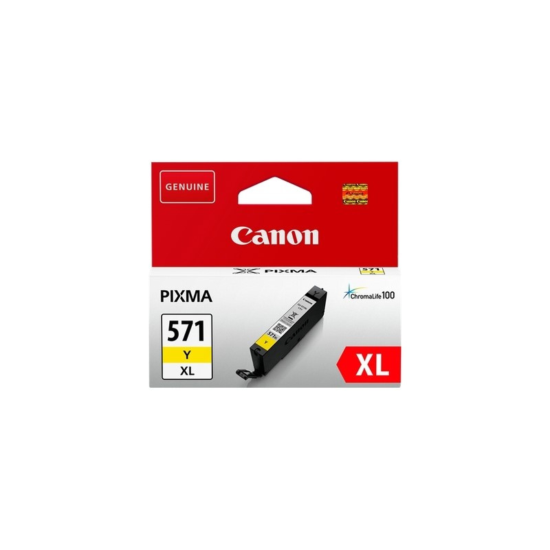 571XL - Cart. Encre Marque Canon 0334C001 - Jaune
