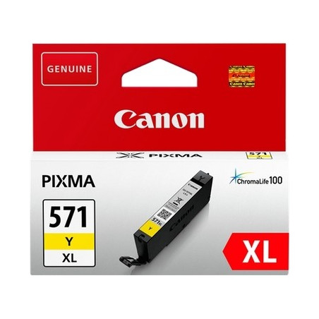 571XL - Cart. Encre Marque Canon 0334C001 - Jaune