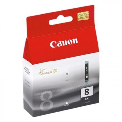 8 - Cart. Encre Marque Canon CLI8B, 0620B001 - Photo noir