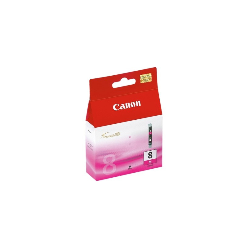 8 - Cart. Encre Marque Canon CLI8M, 0622B001 - Magenta