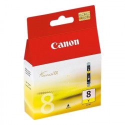 8 - Cart. Encre Marque Canon CLI8Y, 0623B001 - Jaune