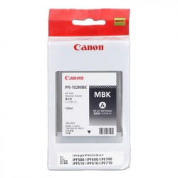 PFI-102MBK - Cart. Encre Marque Canon 0894B001 - Noir mate