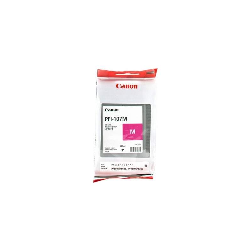 PFI-107M - Cart. Encre Marque Canon 6707B001 - Magenta