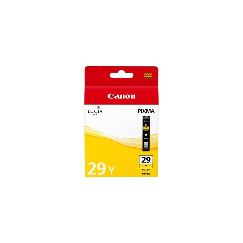 29 - Cart. Encre Marque Canon 4875B001 - Jaune