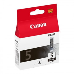 5 - Cart. Encre Marque Canon PGI5BK, 0628B001 - noir