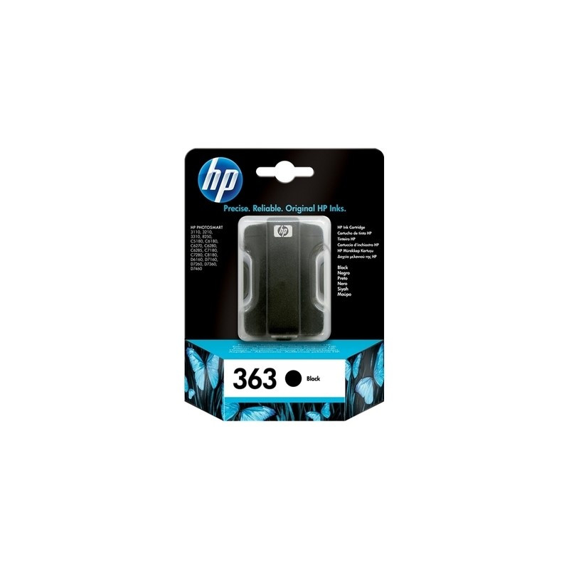 363 - Cart. Encre Marque Hp C8721EE - noir