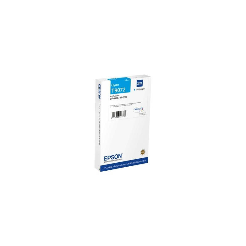 T9072 - Cart. Encre Marque Epson T907240 - Cyan