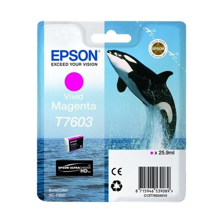 7603 - Cart. Encre Marque Epson C13T76034010 / T7603 - Magenta