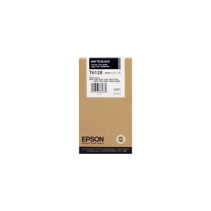 T6128 - Cart. Encre Marque Epson C13T612800 - noir