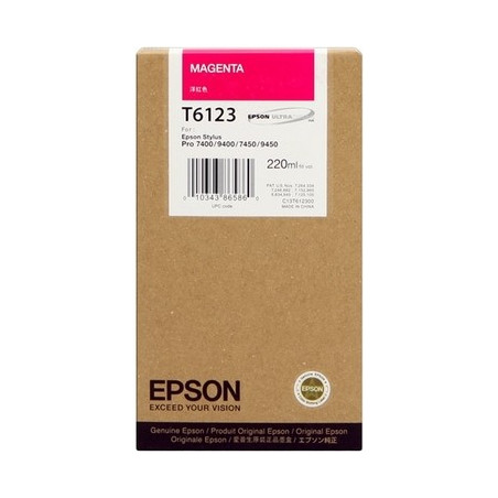 T6123 - Cart. Encre Marque Epson C13T612300 - Magenta