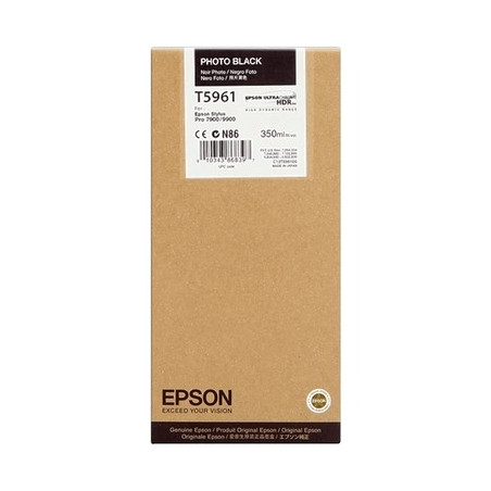 T5961 - Cart. Encre Marque Epson T596100 - noir