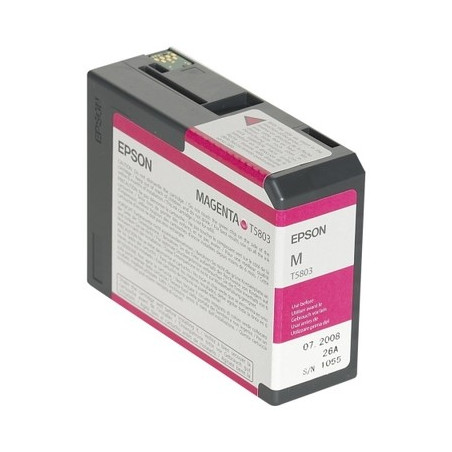 T5803 - Cart. Encre Marque Epson T580300 - Magenta