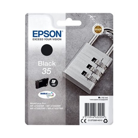 35 - Cart. Encre Marque Epson T35814010 - noir