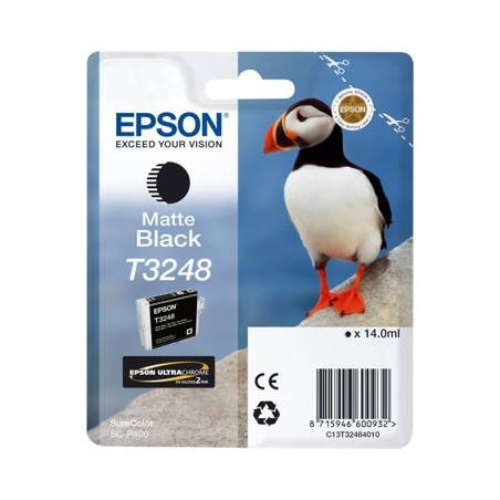 T3248 - Cart. Encre Marque Epson T324840 - Noir mate