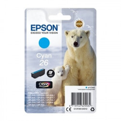 26 - Cart. Encre Marque Epson T261240 - Cyan