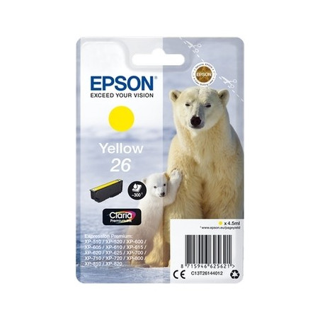 26 - Cart. Encre Marque Epson T261440 - Jaune