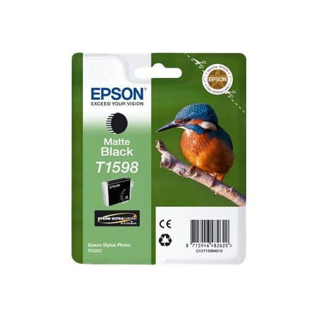 1598 - Cart. Encre Marque Epson T159840 - Noir mate