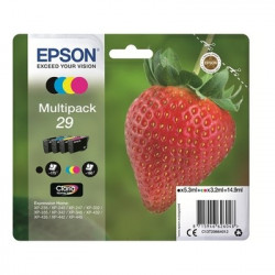 29 - Pack x 4 Cart. Encre Marque Epson C13T29864012 - Noir Cyan Magenta Jaune