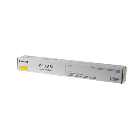 C-EXV51 - Toner Marque Canon CEXV51, 0484C002 - Jaune