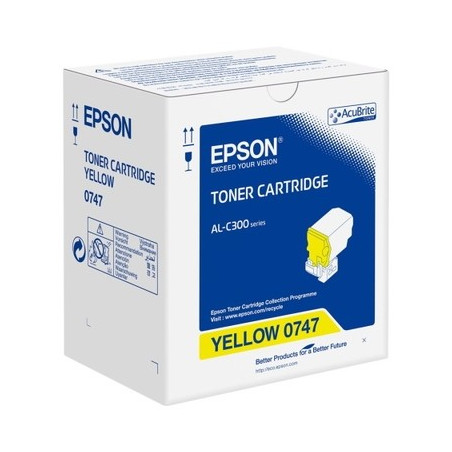 300 - Toner Marque Epson C13S050747 - Jaune