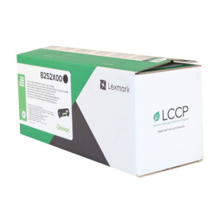 252X - Toner Marque Lexmark B252X00 - noir