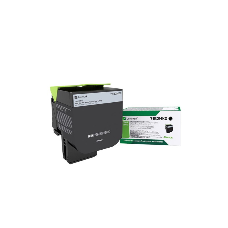712H - Toner Marque Lexmark 71B2HK0 - noir