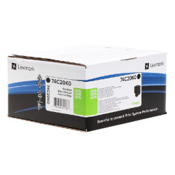 742 - Toner Marque Lexmark 74C20K0 - noir