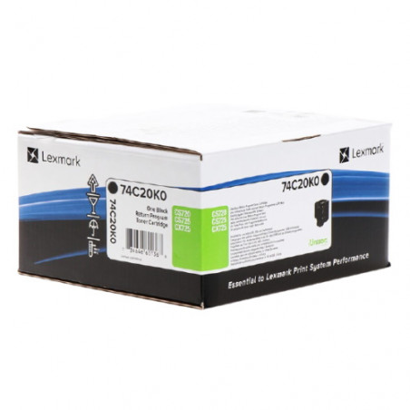 742 - Toner Marque Lexmark 74C20K0 - noir